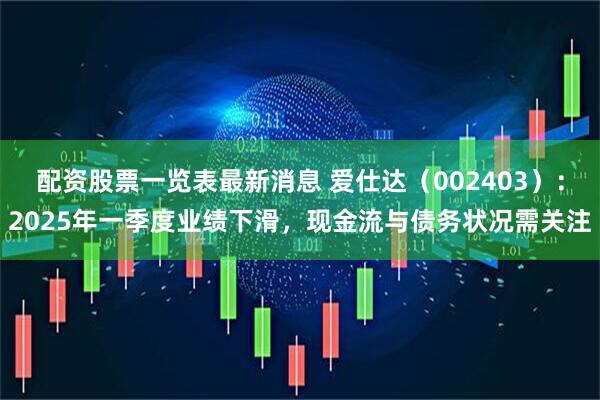 配资股票一览表最新消息 爱仕达（002403）：2025年一季度业绩下滑，现金流与债务状况需关注